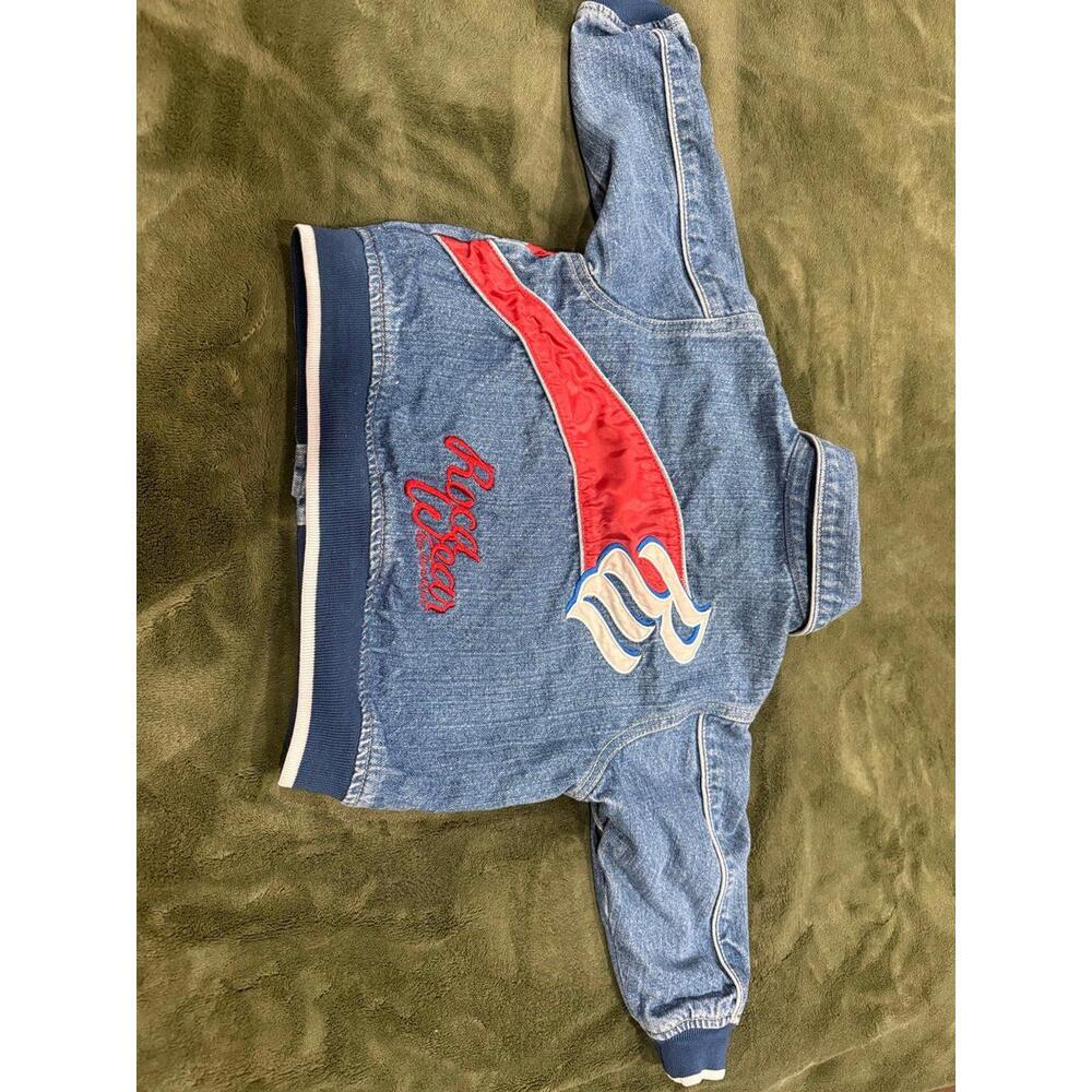 VTG Y2K RocaWear Denim Puffer Jacket Sz 3T